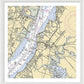 Deepwater Point-new Jersey Nautical Chart - Framed Print