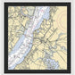 Deepwater Point-new Jersey Nautical Chart - Framed Print
