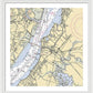 Deepwater Point-new Jersey Nautical Chart - Framed Print