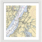 Deepwater Point-new Jersey Nautical Chart - Framed Print