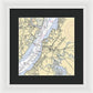 Deepwater Point-new Jersey Nautical Chart - Framed Print