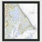 Duxbury Bay-massachusetts Nautical Chart - Framed Print