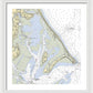 Duxbury Bay-massachusetts Nautical Chart - Framed Print