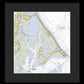 Duxbury Bay-massachusetts Nautical Chart - Framed Print