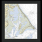 Duxbury Bay-massachusetts Nautical Chart - Framed Print