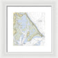 Duxbury Bay-massachusetts Nautical Chart - Framed Print