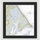 Duxbury Bay-massachusetts Nautical Chart - Framed Print