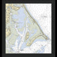 Duxbury Bay-massachusetts Nautical Chart - Framed Print