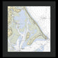 Duxbury Bay-massachusetts Nautical Chart - Framed Print