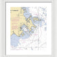 Ensenada Honda-puerto Rico Nautical Chart - Framed Print
