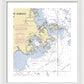 Ensenada Honda-puerto Rico Nautical Chart - Framed Print