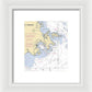 Ensenada Honda-puerto Rico Nautical Chart - Framed Print