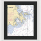 Ensenada Honda-puerto Rico Nautical Chart - Framed Print