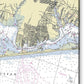 Fire Island and Mastic Beach New York Nautical Chart - Acrylic Print