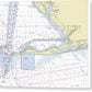 Gulf Shores Alabama Nautical Chart - Canvas Print