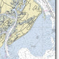 Hilton Head Island South Carolina Nautical Chart - Acrylic Print