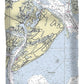 Hilton Head Island South Carolina Nautical Chart - Duvet Cover