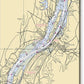 Hudson-new York Nautical Chart - Acrylic Print