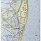 Jekyll Island Georgia Nautical Chart - Beach Towel