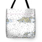 Jost Van Dyke Virgin Islands Nautical Chart - Tote Bag