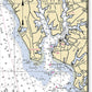 Jutland Neck-maryland Nautical Chart - Acrylic Print