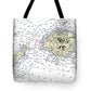 Kauai Hawaii Nautical Chart - Tote Bag