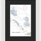 Leeward Islands-hawaii Nautical Chart - Framed Print