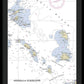 Leeward Islands-hawaii Nautical Chart - Framed Print