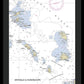 Leeward Islands-hawaii Nautical Chart - Framed Print