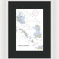 Leeward Islands-hawaii Nautical Chart - Framed Print