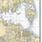 Magothy River -maryland Nautical Chart _v2 - Acrylic Print