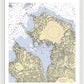 Manhassset Bay-new York Nautical Chart - Framed Print