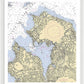 Manhassset Bay-new York Nautical Chart - Framed Print