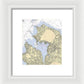 Manhassset Bay-new York Nautical Chart - Framed Print