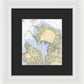 Manhassset Bay-new York Nautical Chart - Framed Print