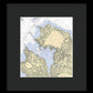Manhassset Bay-new York Nautical Chart - Framed Print
