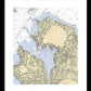 Manhassset Bay-new York Nautical Chart - Framed Print