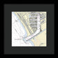 Marina Del Ray California Nautical Chart - Framed Print