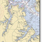 Marley Neck-maryland Nautical Chart - Acrylic Print
