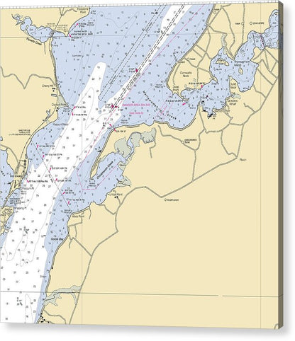 Mattawoman Creek-maryland Nautical Chart - Acrylic Print