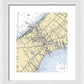 Mattituck-new York Nautical Chart - Framed Print