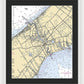 Mattituck-new York Nautical Chart - Framed Print