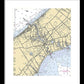 Mattituck-new York Nautical Chart - Framed Print