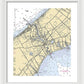 Mattituck-new York Nautical Chart - Framed Print