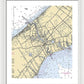 Mattituck-new York Nautical Chart - Framed Print
