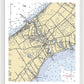 Mattituck-new York Nautical Chart - Framed Print