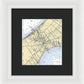Mattituck-new York Nautical Chart - Framed Print