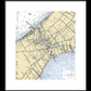 Mattituck-new York Nautical Chart - Framed Print