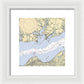 Mccans Bay-virginia Nautical Chart - Framed Print