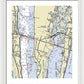 Merritt Island Florida Nautical Chart - Framed Print